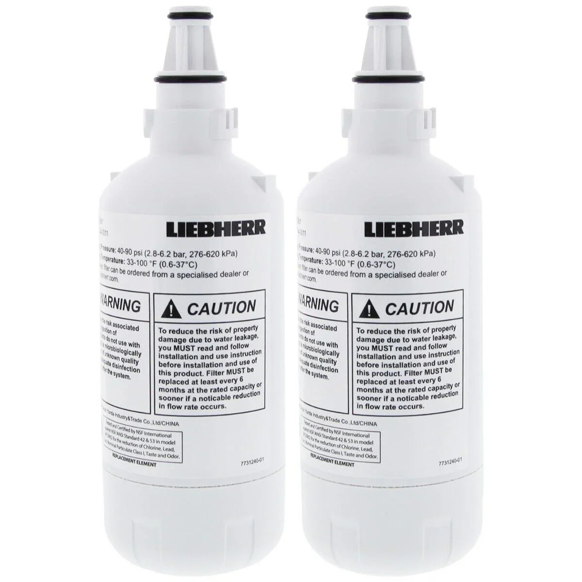Liebherr 7440000 Refrigerator Water Filter Replacement, White, 744000200